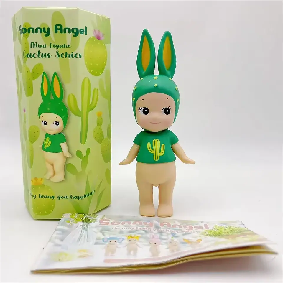 New Sonny Angel Mini Figuhe Cactus Series Mysterious Surprise Blind Box Tide Play Toy Doll Lucky Mascot Hand-Made Christmas Gift