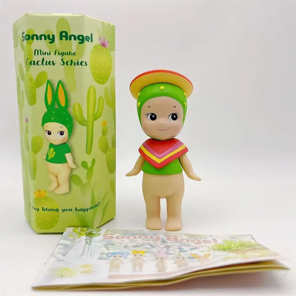New Sonny Angel Mini Figuhe Cactus Series Mysterious Surprise Blind Box Tide Play Toy Doll Lucky Mascot Hand-Made Christmas Gift