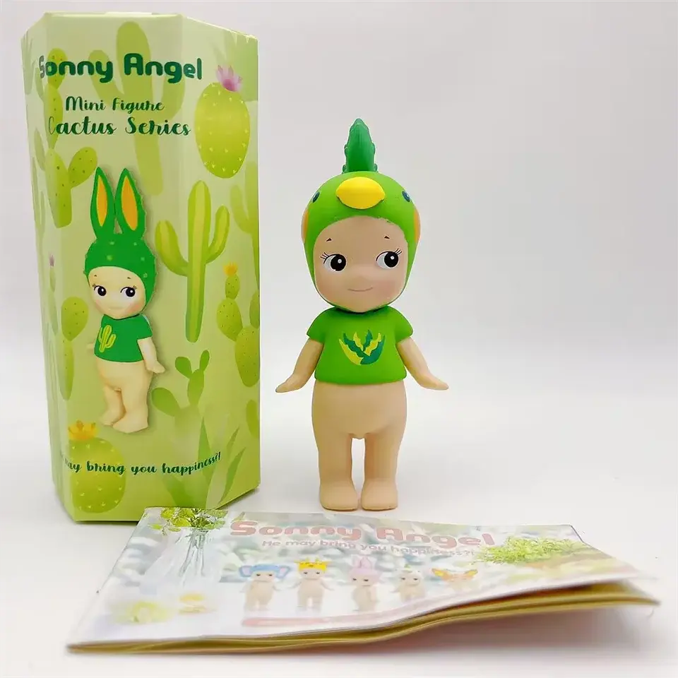 New Sonny Angel Mini Figuhe Cactus Series Mysterious Surprise Blind Box Tide Play Toy Doll Lucky Mascot Hand-Made Christmas Gift