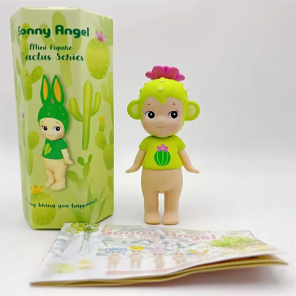 New Sonny Angel Mini Figuhe Cactus Series Mysterious Surprise Blind Box Tide Play Toy Doll Lucky Mascot Hand-Made Christmas Gift