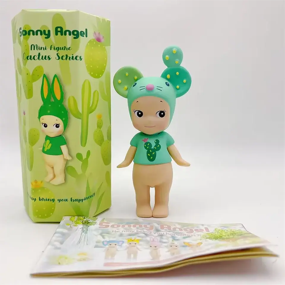 New Sonny Angel Mini Figuhe Cactus Series Mysterious Surprise Blind Box Tide Play Toy Doll Lucky Mascot Hand-Made Christmas Gift