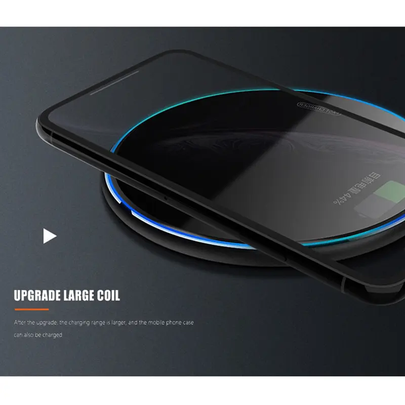 15W Universal Wireless Charger For iPhone 14 13 12 11 ProMax Fast Wireless Charger Stand For Samsung Xiaomi Huawei Charging Pad