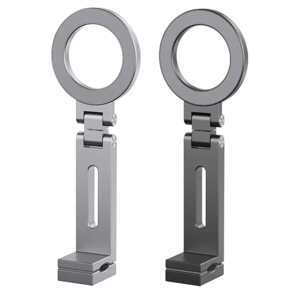 360° Rotation Magnetic Phone Holder Foldable Flexible Travel Phone Stand Strong Magnets Hands-Free Desk Phone Clip Bracket Car