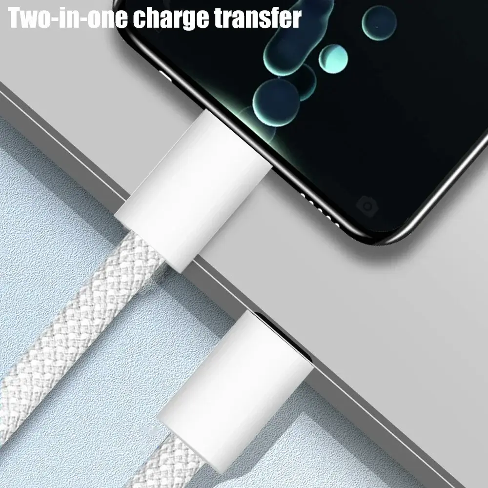 10Pcs 240W 60W Fast Quick Charging 2M 6FT USB C to USB-C PD Cable For Samsung S20 S23 S24 S25 Htc lg Phone 15 16 plus pro max