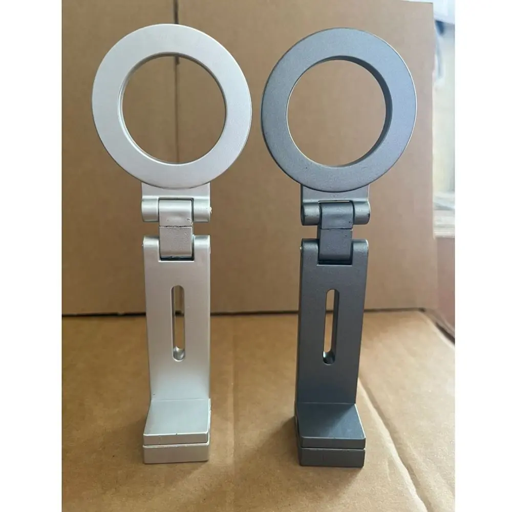 360° Rotation Magnetic Phone Holder Foldable Flexible Travel Phone Stand Strong Magnets Hands-Free Desk Phone Clip Bracket Car