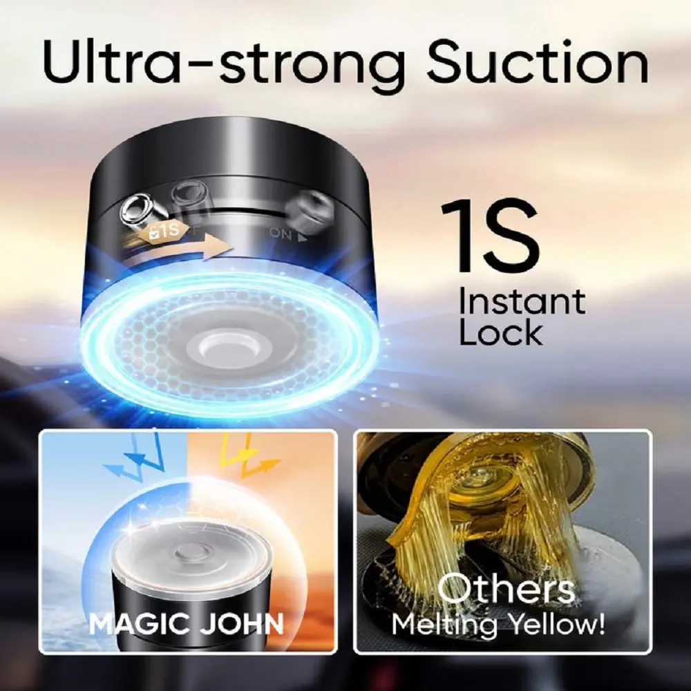 Suction Cup Magnetic Phone Holder Lazy Multi-functional Foldable Storage Holder Vacuum Suction Phone Holder