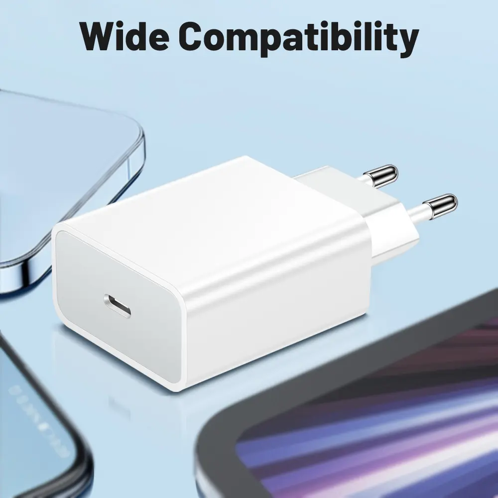 2 in 1 PD 20W Fast Charger For iPhone 13 12 11 14 Pro Max Fast Charging 8 Plus XS MAX With PD Cable