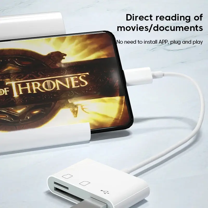 3 in 1 Micro USB Type C Adapter Multifunctional USB TF SD Card Reader USB-C Memory Card Adapter For Macbook Samsung Laptop