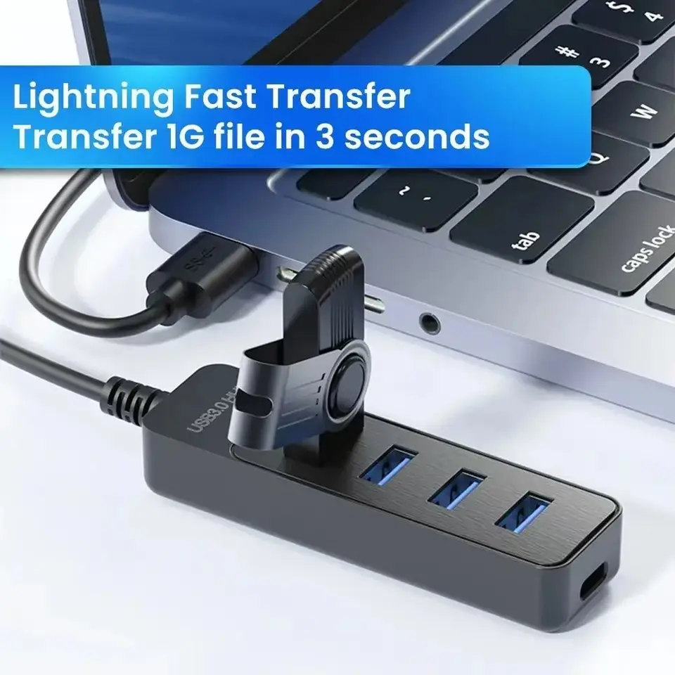 Hub USB 2.0 Power Adapter 4 Port Multi USB Splitter Hub USB 3.0 Type C HUB Multiple Expander High Speed For Computer Accessorie