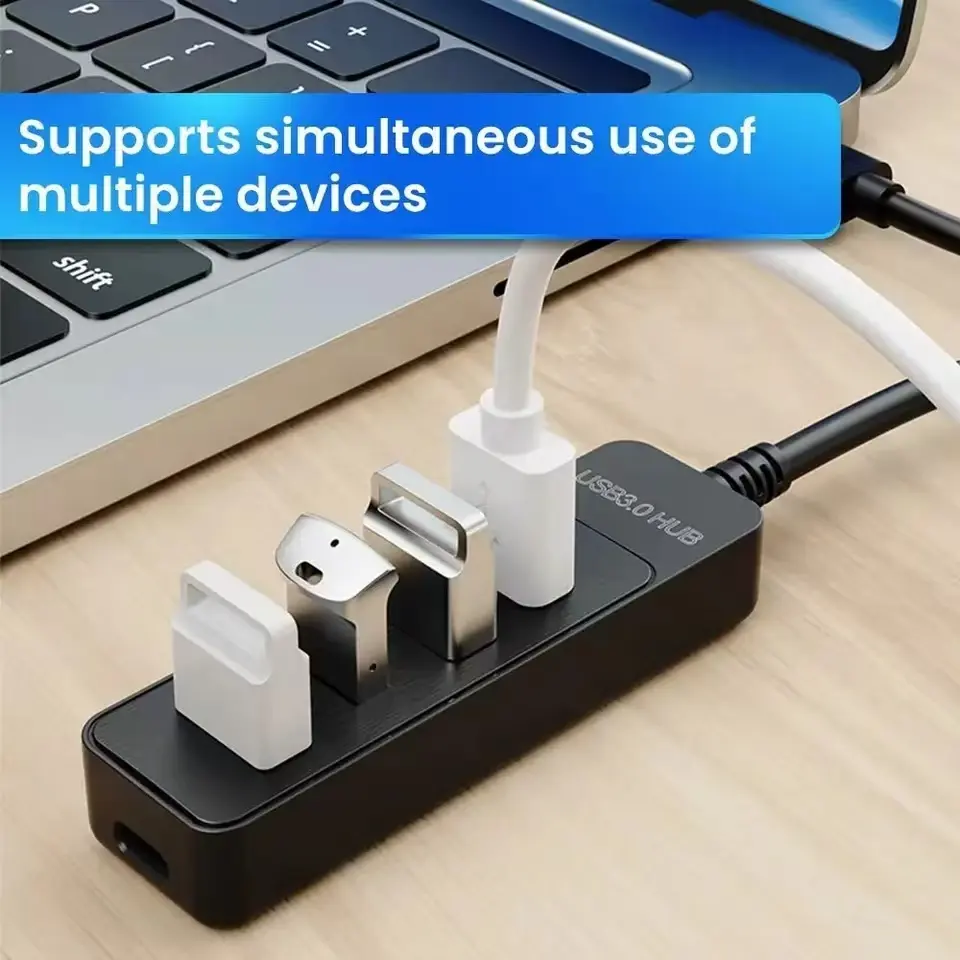 Hub USB 2.0 Power Adapter 4 Port Multi USB Splitter Hub USB 3.0 Type C HUB Multiple Expander High Speed For Computer Accessorie