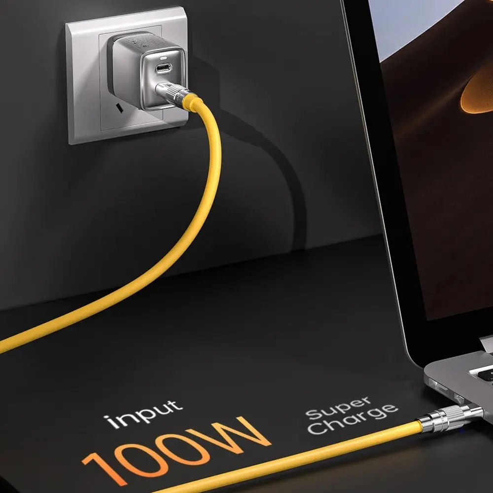 WEKOME 100W Type C Fast Charging Liquid Silicone Cable iPhone 15 Charging Cable Data Transmission Cord for iPhone Xiaomi Samsung