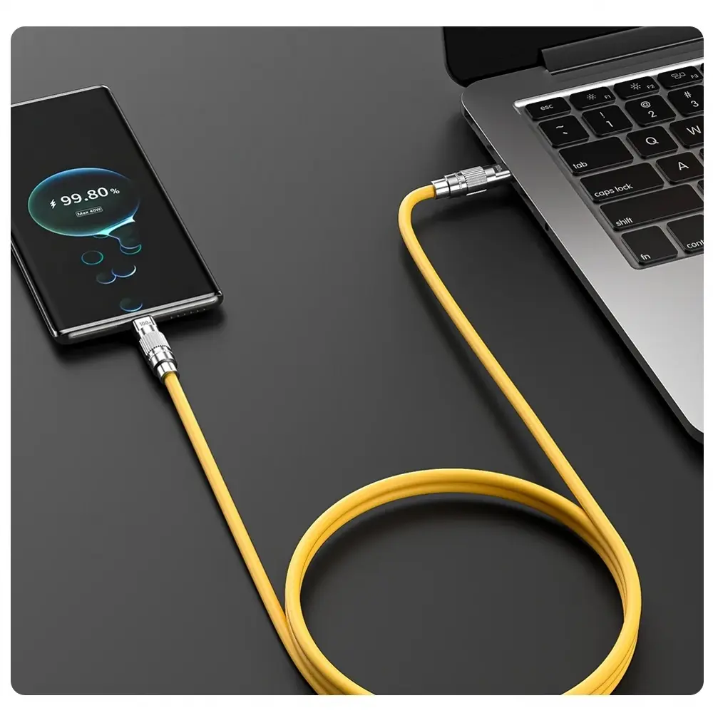 WEKOME 100W Type C Fast Charging Liquid Silicone Cable iPhone 15 Charging Cable Data Transmission Cord for iPhone Xiaomi Samsung
