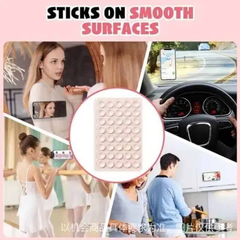 Silicone Suction Cup Phone Case Double Sided Detachable Stand for Hands-Free Wall Stand for Selfies and Videos