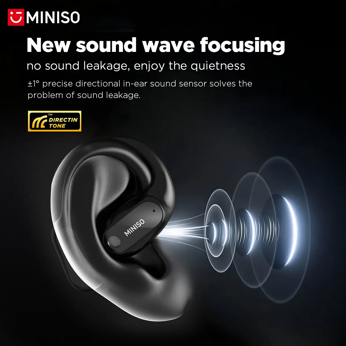 Translator MINISO MS190 New OWS Wireless Headphones Sport Waterproof Headsets  Intelligent Bluetooth Translation Earbuds