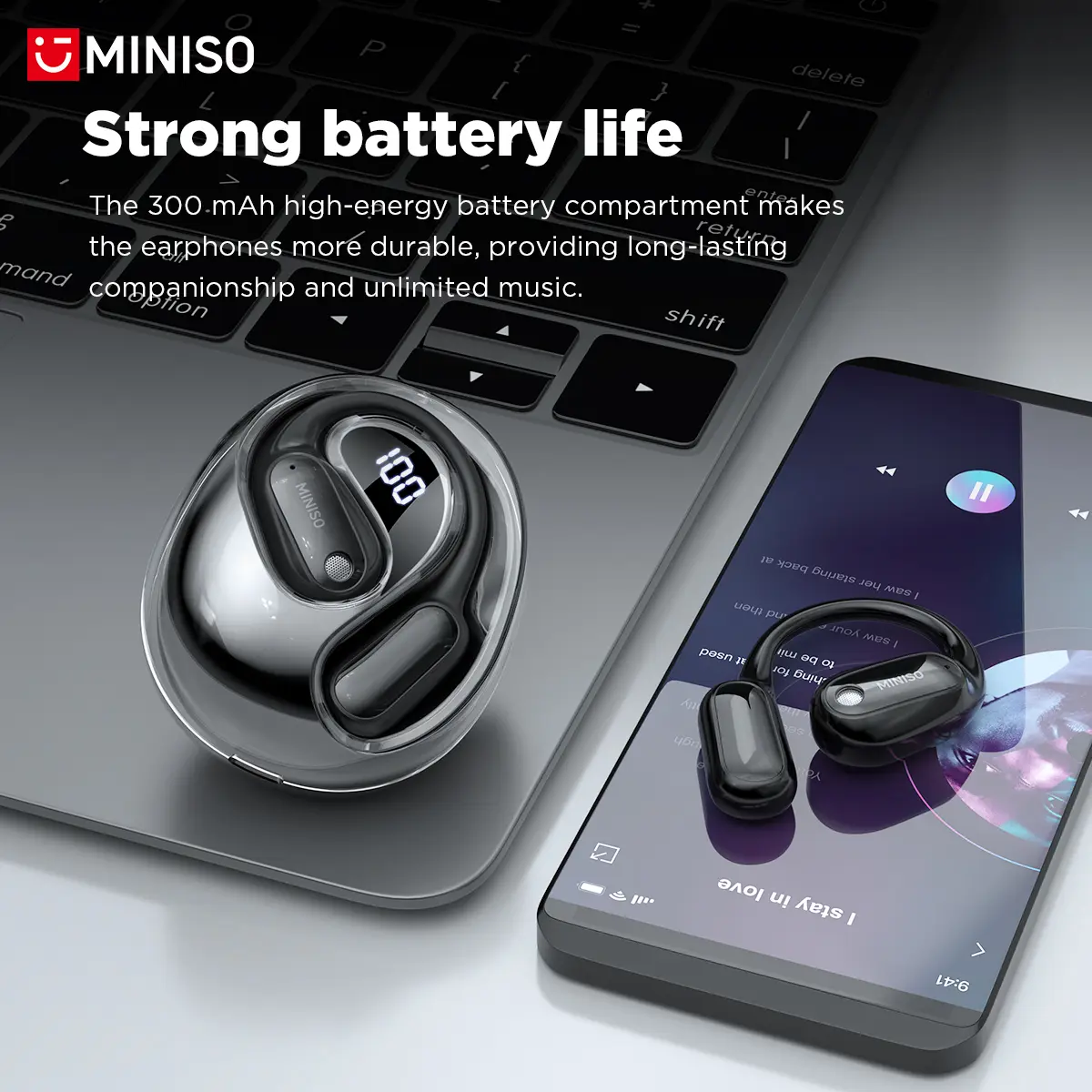 Translator MINISO MS190 New OWS Wireless Headphones Sport Waterproof Headsets  Intelligent Bluetooth Translation Earbuds