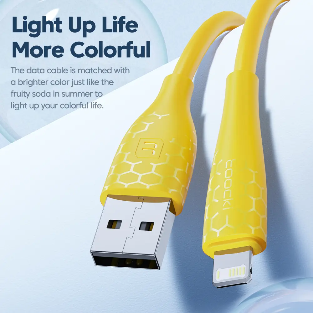 Toocki 2.4A Fast Charging USB Cable For iPhone 14 13 12 11 Pro Max X XR Xs 8 7 Plus Pad 9 10.2-inch For iPhone Charge Data Cord