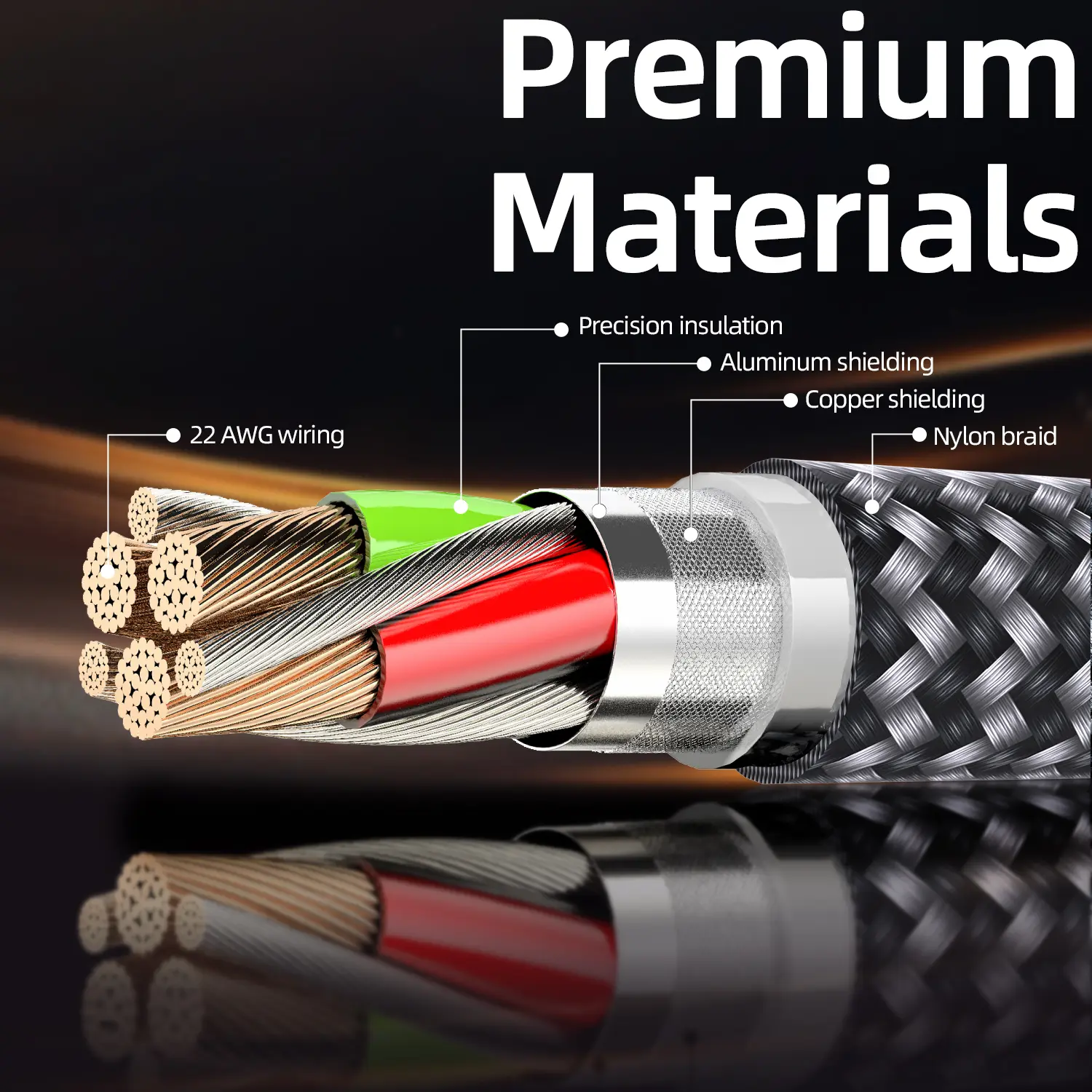 LAIHONEN 1pc for iPhone MFi Charger Cable10FT 1Pack Lightning Cable Nylon Braided Fast Charging for iPhone 14 13 12 11 Pro Max