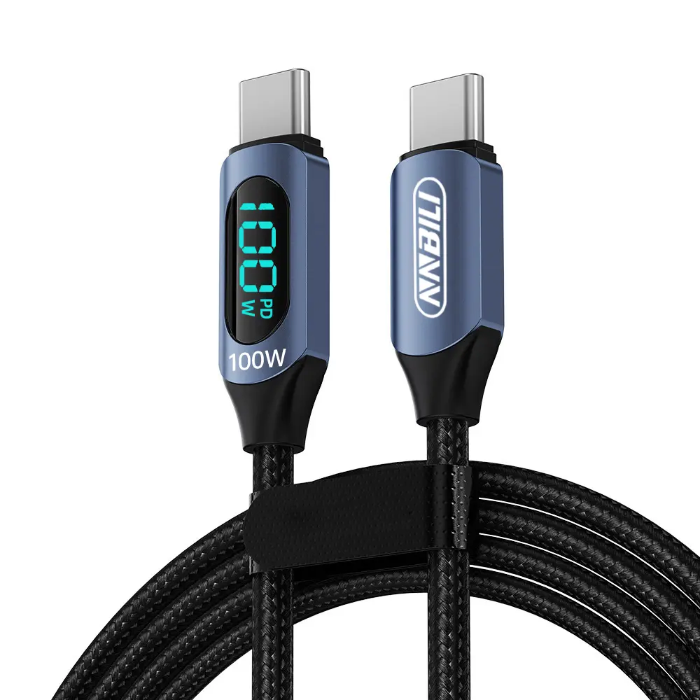 NNBILI Type C to Type C Cable 100W PD Fast Charging Charger USB C to USB C Display Cable For POCO f3 Realme Macbook iPad