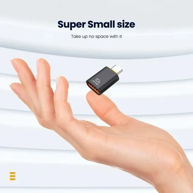 USB3.0 Type-C Data Adapter Type C 10A USB C Male To USB Female Converter For Macbook Xiaomi Samsung Fast OTG Connector ﻿
