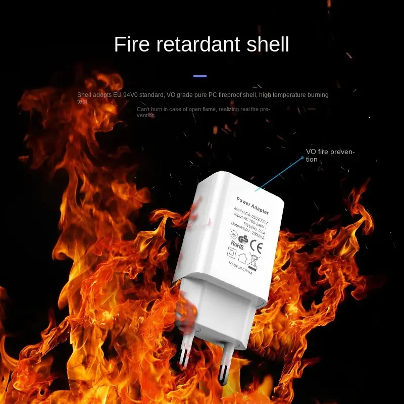 EU plug 5V 2A Single USB Universal Mobile Phone Chargers Travel Power Charger Adapter GS/CE Charger for Samsung iphone Xiaomi