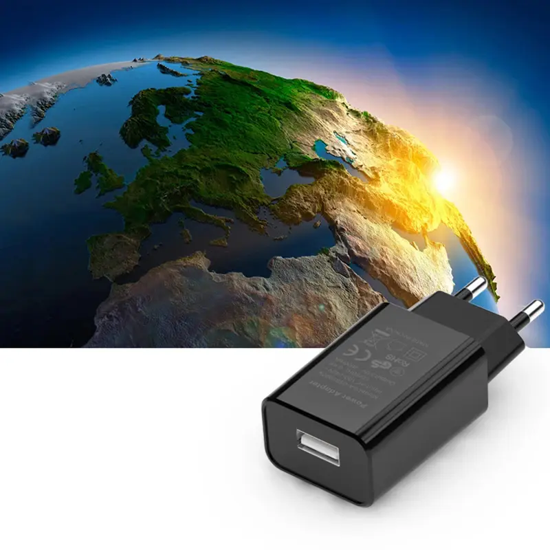 EU plug 5V 2A Single USB Universal Mobile Phone Chargers Travel Power Charger Adapter GS/CE Charger for Samsung iphone Xiaomi