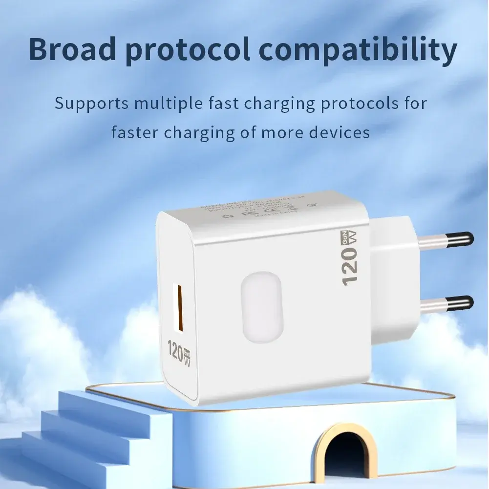 USB Charger GaN Fast Charging Quick Charge QC3.0 Type C Cable Mobile Phone Charger Adapter For iPhone Huawei Samsung Xiaomi 14