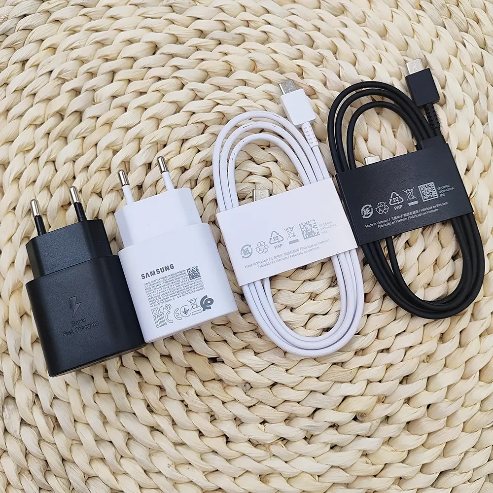 SAMSUNG F06 5G 25W Super Fast Charger PD Usb Type C Adapter Cargador For Samsung Galaxy A16 A36 5G S25 S25Plus S25Ultra ZFold 6