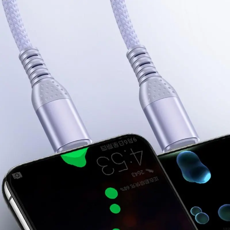 N3UD 6A 2 in 1 Charging Cable 1.5/2m Charging Cord Super Fast Cable for Phones