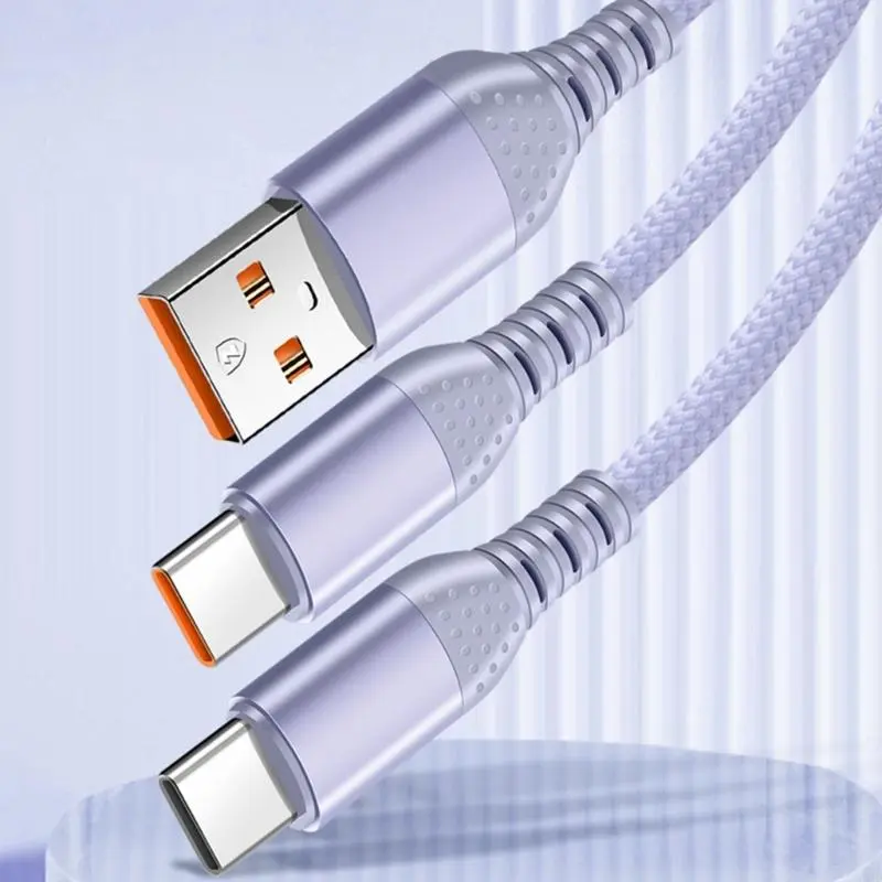 N3UD 6A 2 in 1 Charging Cable 1.5/2m Charging Cord Super Fast Cable for Phones