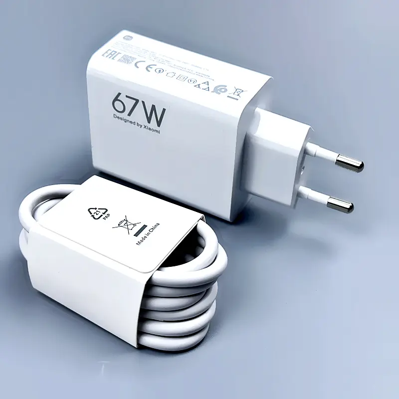 Original Xiaomi 67W Charger Fast MDY-12-EH EU Plug Charge Power Adapter For Mi 12 11 Ultra RedMi Poco X5 X4 Usb 6A Type C Cable