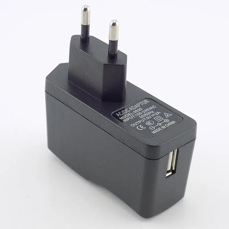 5V 0.5A 1A 2A 3A Micro USB Charger AC to DC Charging Universal USB Power Adapter Supply 100V-240V Output Phone Power Bank