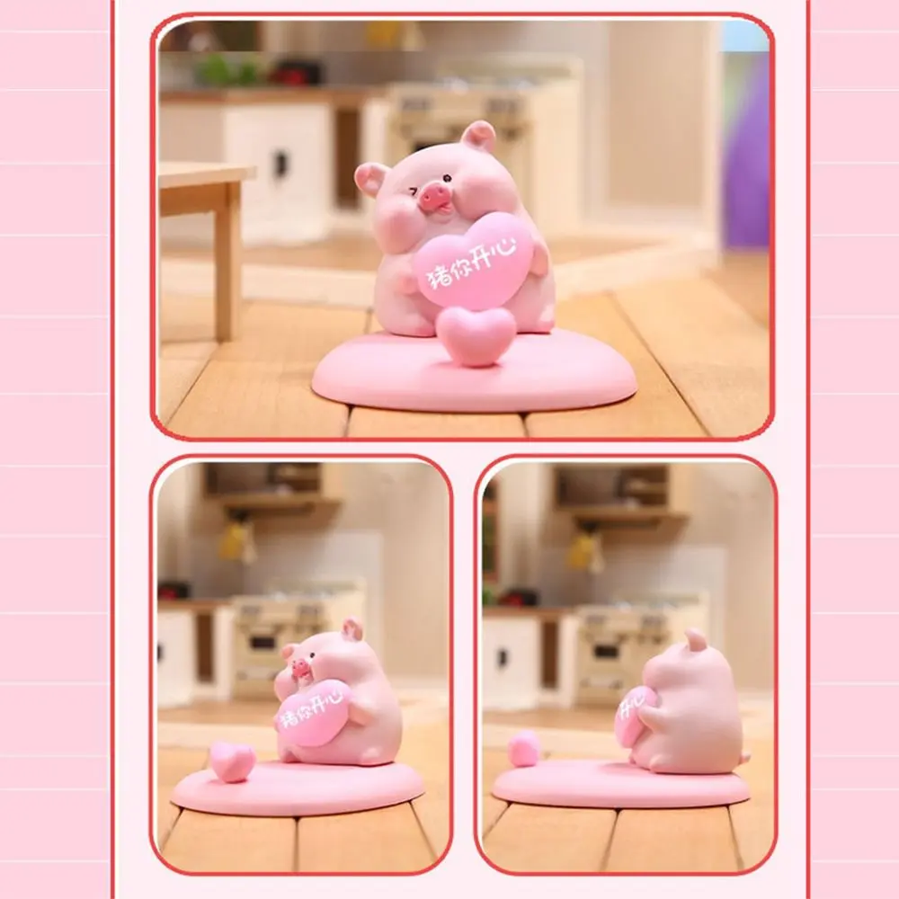 Creative Pig Phone Holder Lovely Pig Shaped Cute Pig Phone Rack Portable Slot Design Mobile Phone Bracket Desktop Decoration