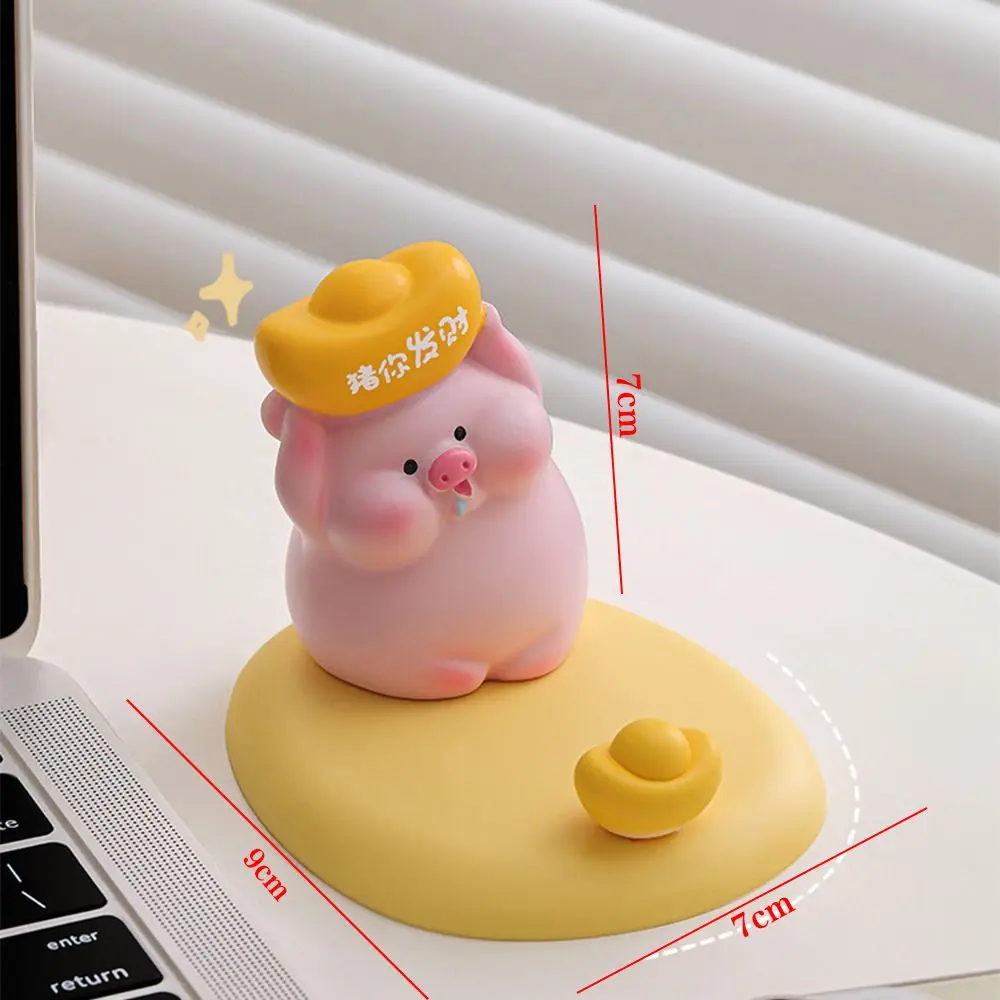 Creative Pig Phone Holder Lovely Pig Shaped Cute Pig Phone Rack Portable Slot Design Mobile Phone Bracket Desktop Decoration
