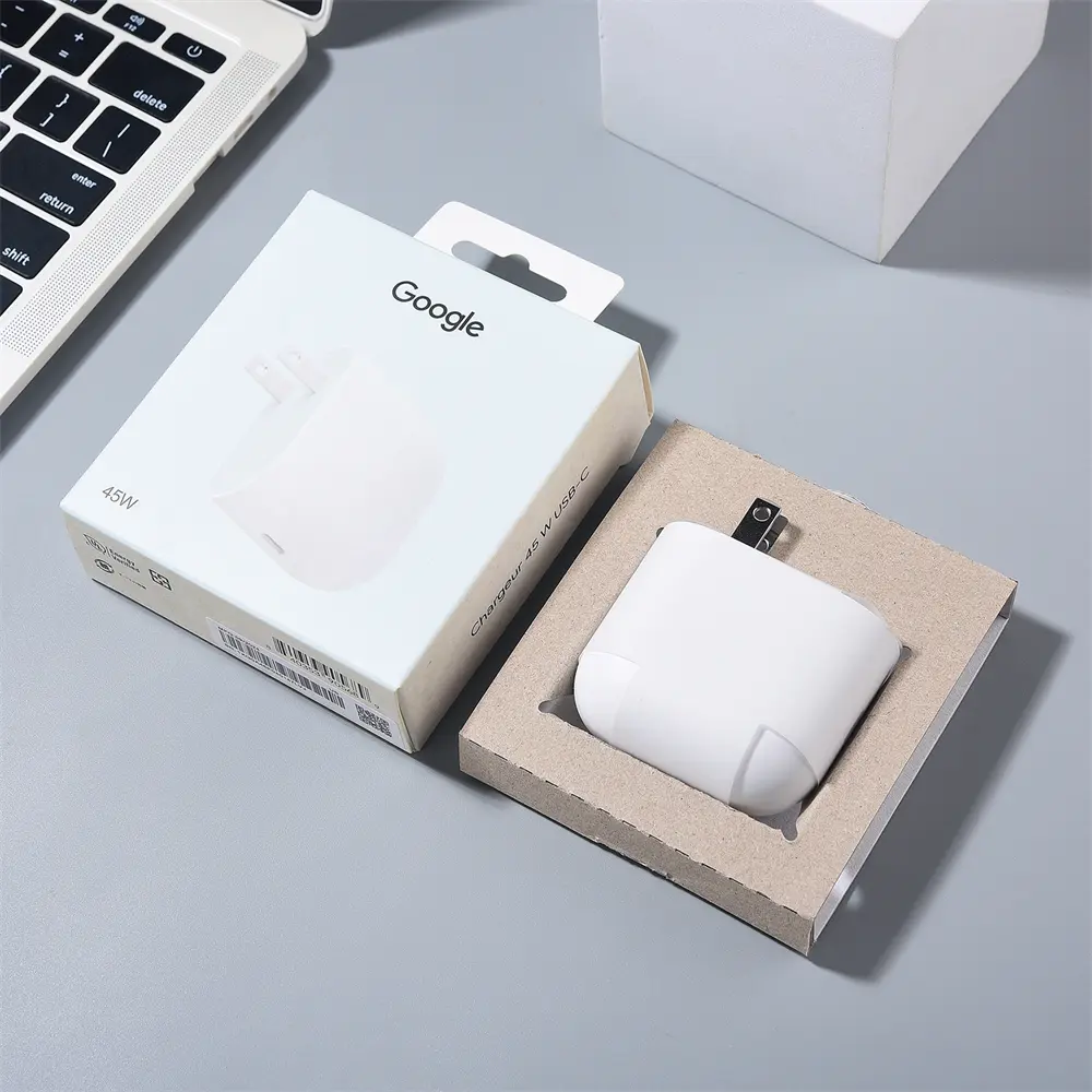 EU/US 45W USB-C Charger For Google Pixel 9 Pro XL 8 7 6 Pro 6A 7A 8A PD Fast Wall Charging Adapter Compatible With USB-C Devices