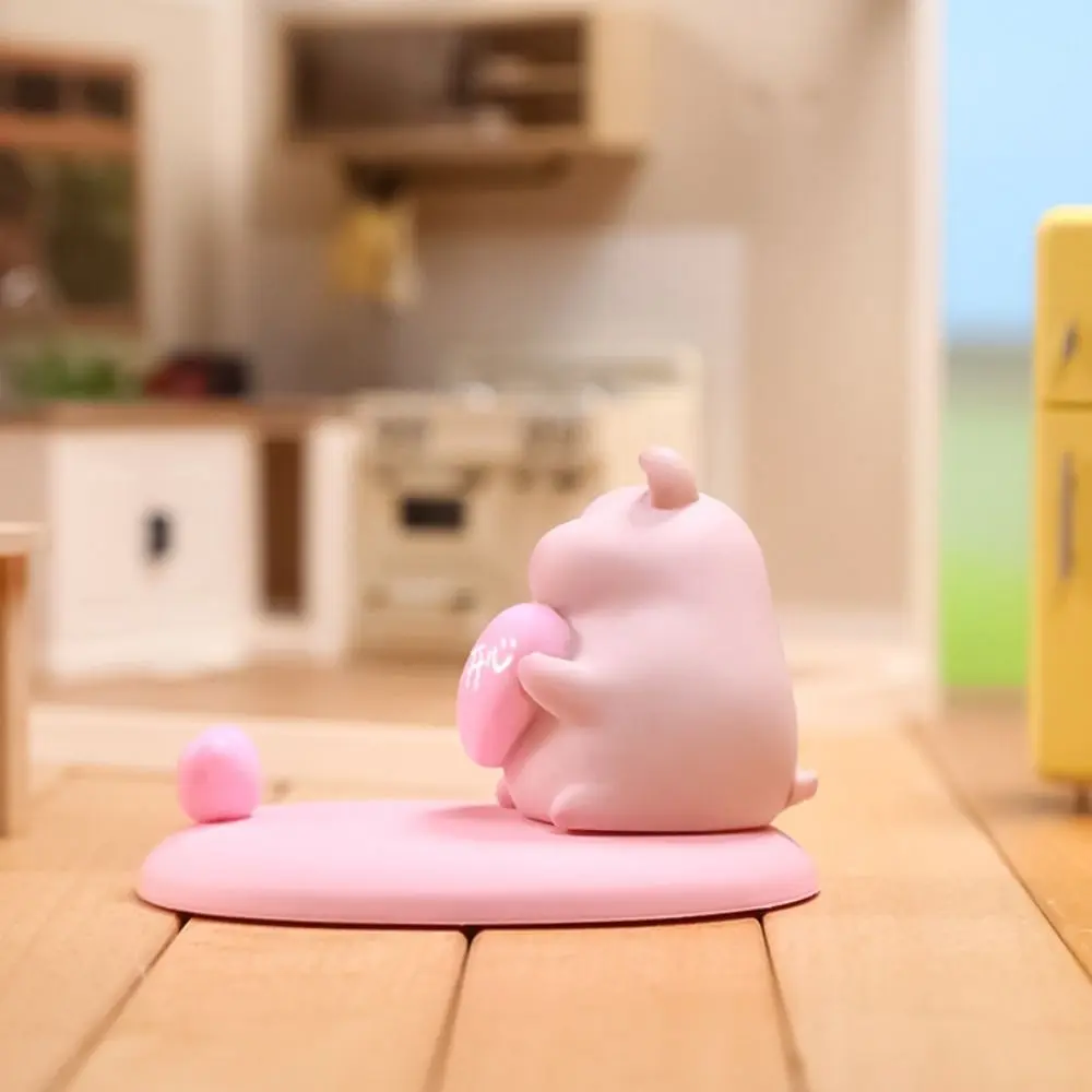Creative Pig Phone Holder Lovely Pig Shaped Cute Pig Phone Rack Portable Slot Design Mobile Phone Bracket Desktop Decoration