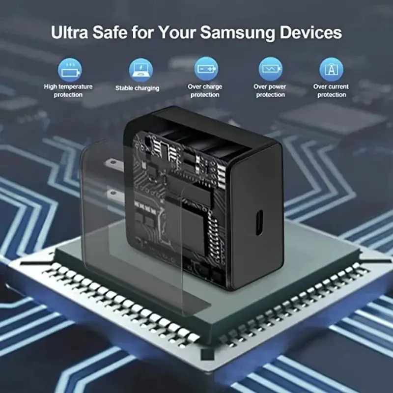 45W PD Charger Fast Charging for Samsung Galaxy S22 S23 Ultra Note 10+ 5G USB C Mobile Phone Type C Wall Quick Charging Adapter