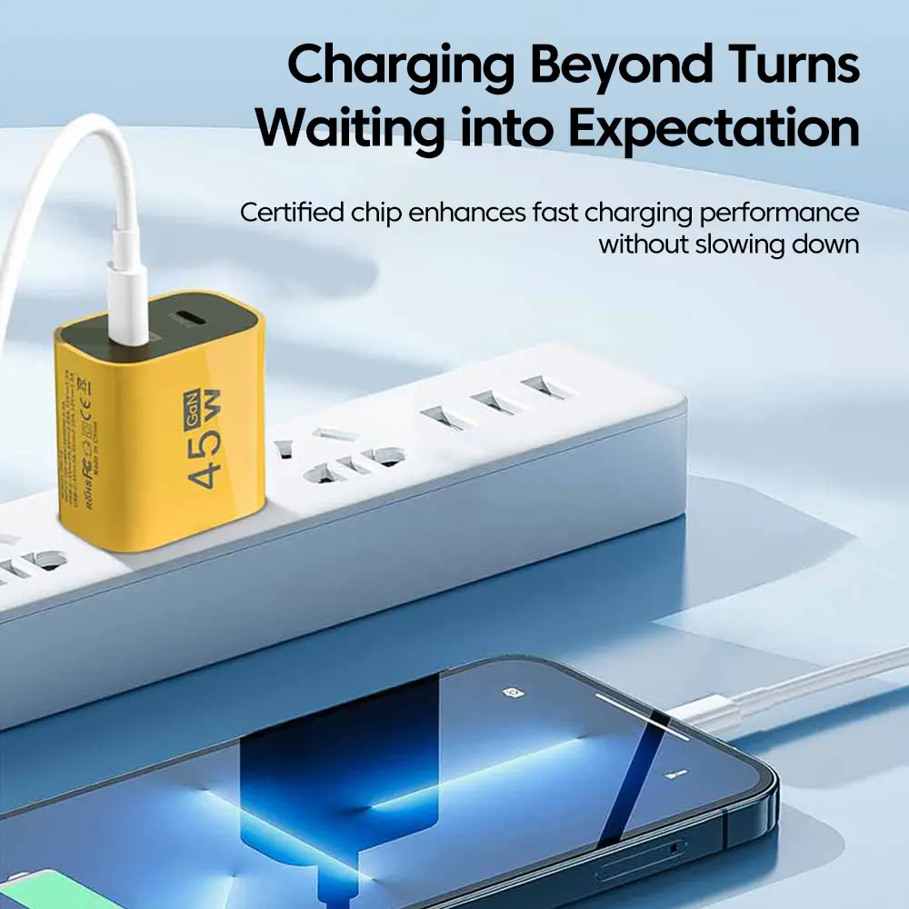 45W USB C Charger Fast Charger Dual Type C Wall Charger PD Quick Charging For Samsung Galaxy S23 Ultra/Note 20/MacBook/iPad