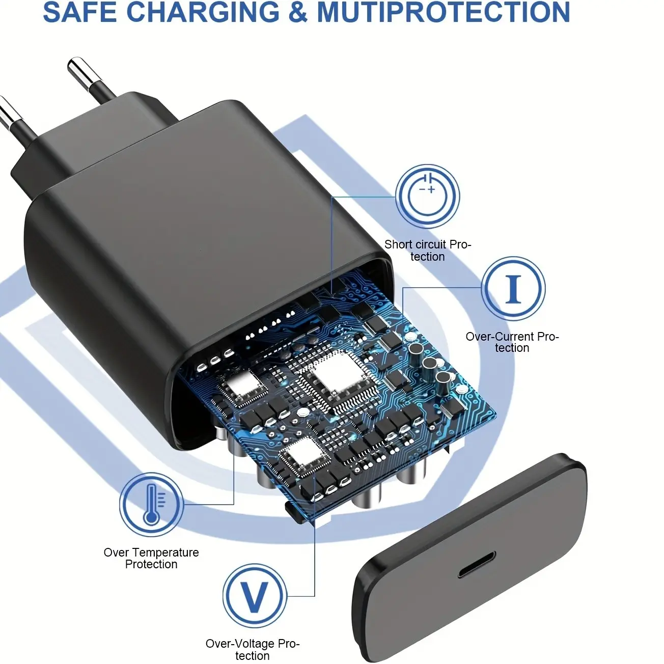 45W Fast Charging For Samsung USB C Charger PD Quick Charge 3.0 Wall Charge For Galaxy Plus USB Type C Cable Mobile Phone Charge