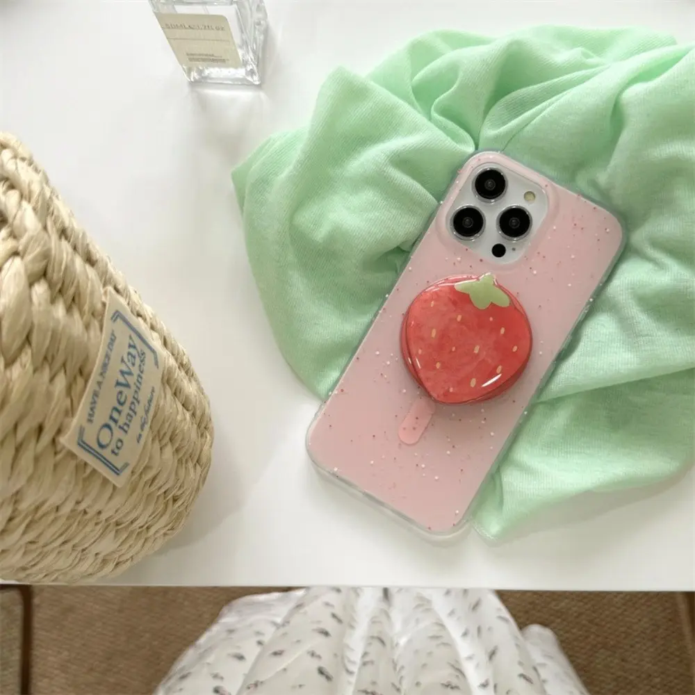 Cute Magnetic Mobile Phone Holder Fruit Watermelon Cell Phone Holder Creative Strawberry Phone Accessories for iPhone