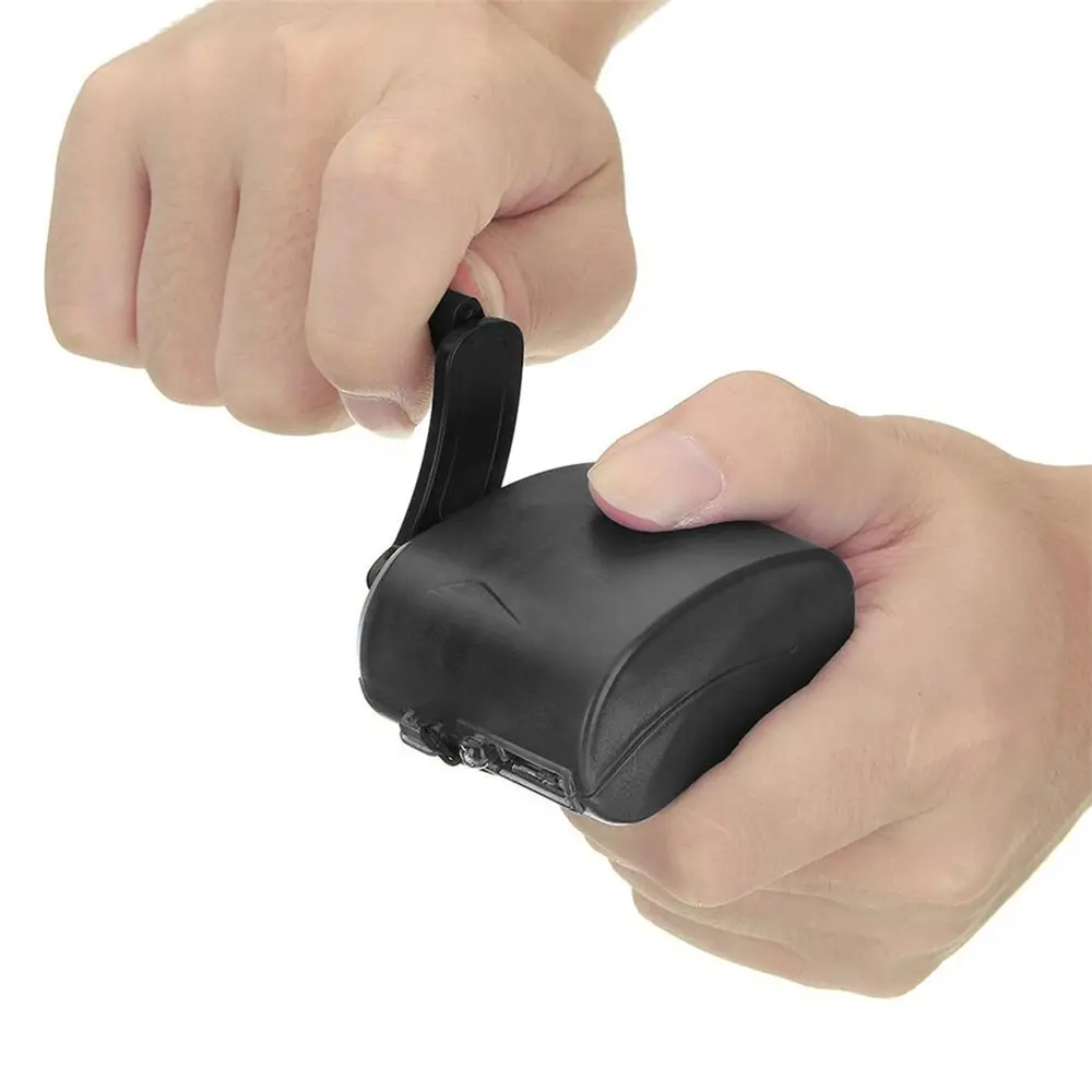 Portable USB Mobile Phone Emergency Charger Hand Crank Power Dynamo Suitable For Outdoor Camping Travel Charger