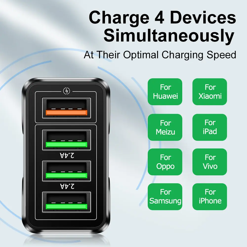 20W USB Charger High Speed Charger Fast Charging Quick Charger 3.0 For Samsung Galaxy S23 S22 Ultra W22 LG Iphone 14 13 KR Plug