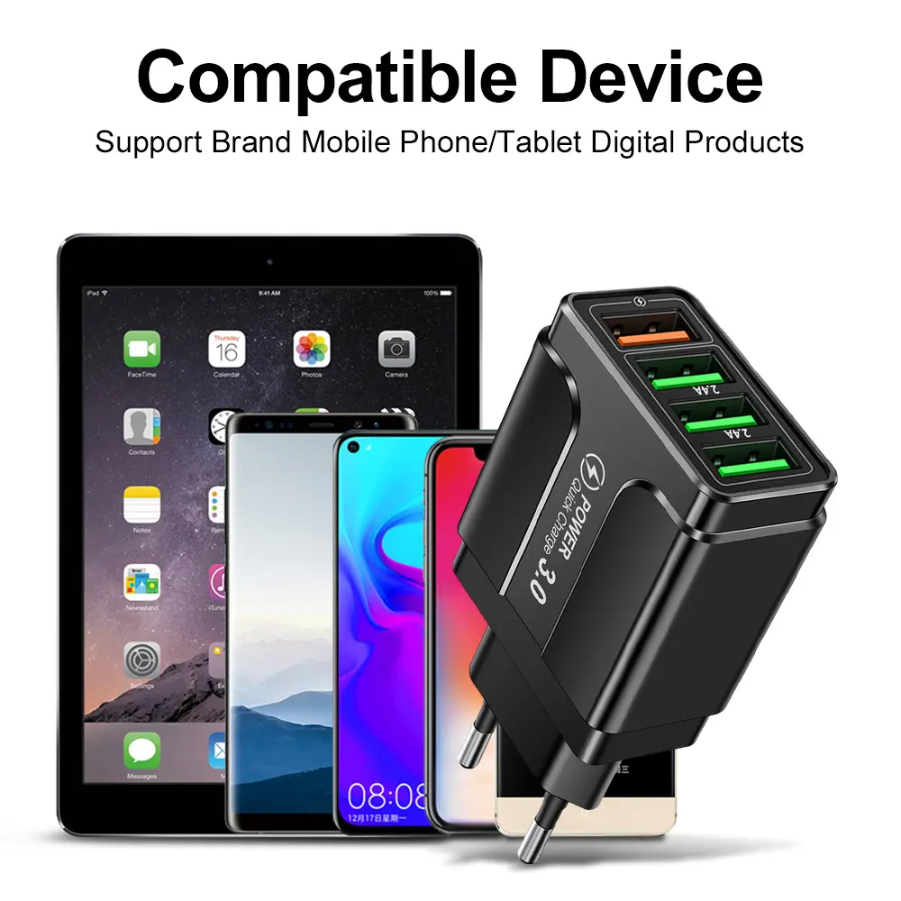 20W USB Charger High Speed Charger Fast Charging Quick Charger 3.0 For Samsung Galaxy S23 S22 Ultra W22 LG Iphone 14 13 KR Plug