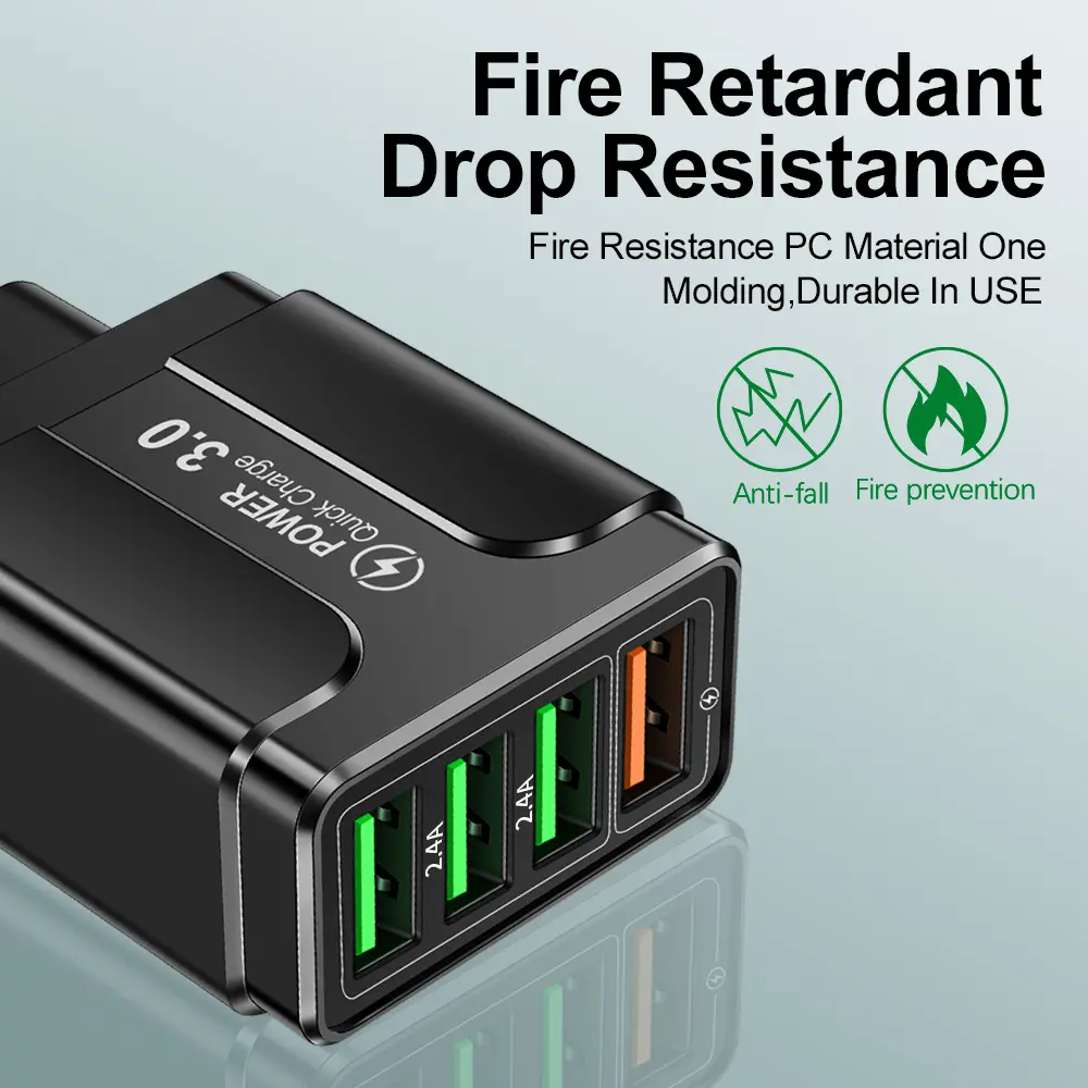 20W USB Charger High Speed Charger Fast Charging Quick Charger 3.0 For Samsung Galaxy S23 S22 Ultra W22 LG Iphone 14 13 KR Plug