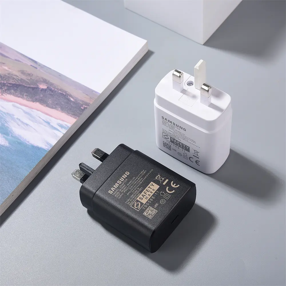 SAMSUNG PD 45W Super Fast Charging Original UK Wall Charger For Galaxy S25 S24 S23 S22 Ultra Note 20 10 Plus Z Flip/Fold 6 5 4 3