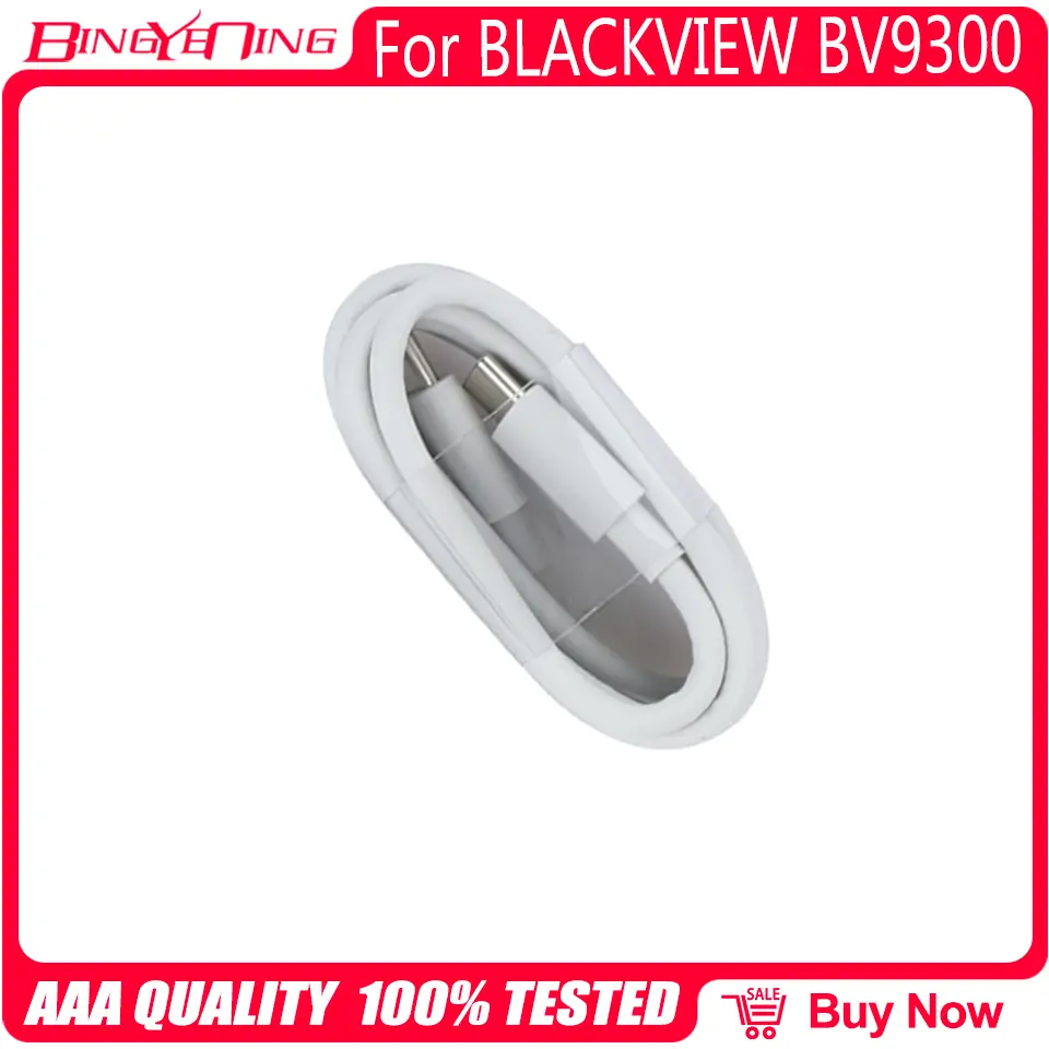 New Original USB Power Adapter Charger For Blackview BV9300 EU Plug Travel 5V3A 9V3A TPYE-C USB Cable Data Line Charging Cable