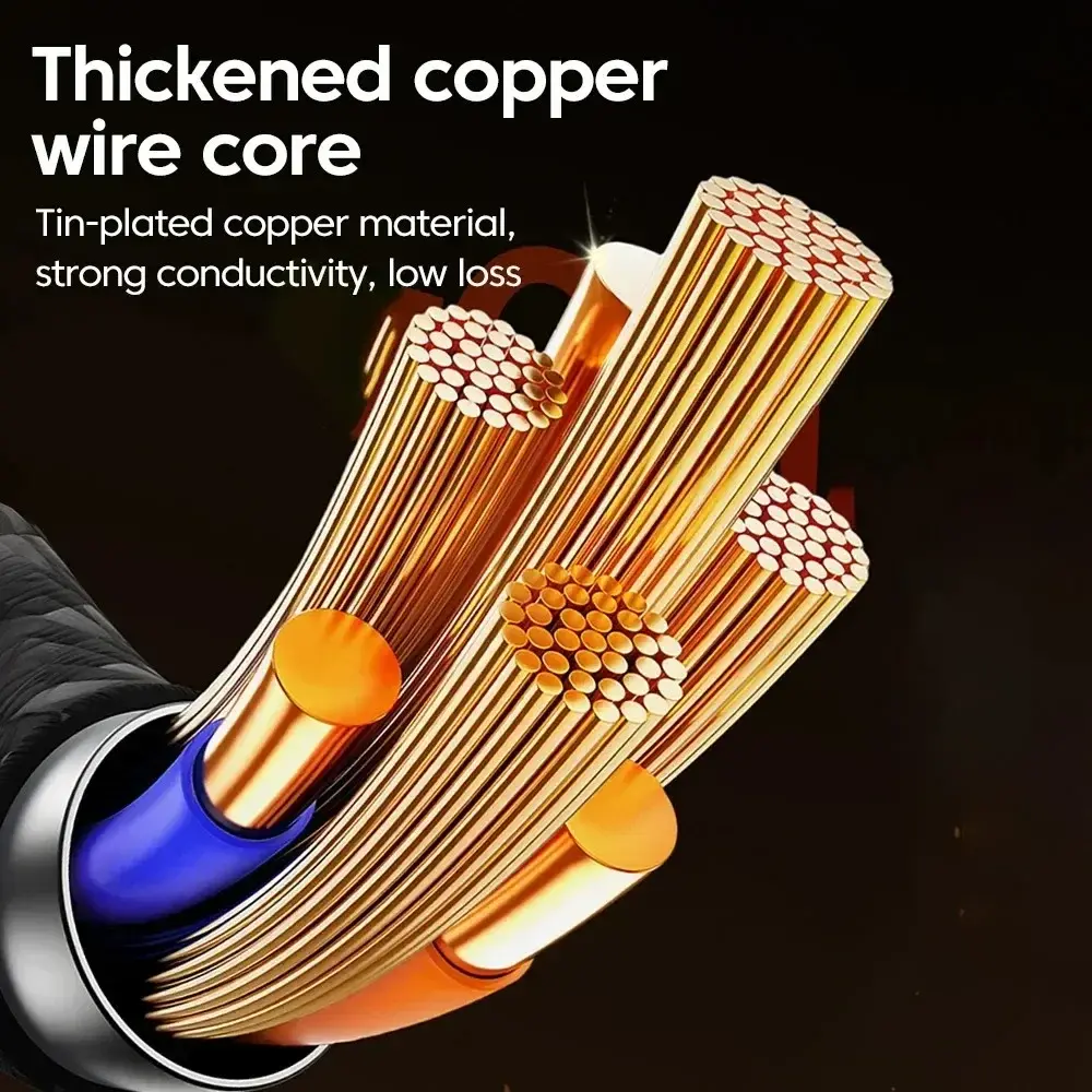 240W USB To Type C Data Cable Fast Charging Phone Charger Wire for Samsung Huawei Xiaomi Quick Charge USB Cable 0.25M/1M/1.5M/2M