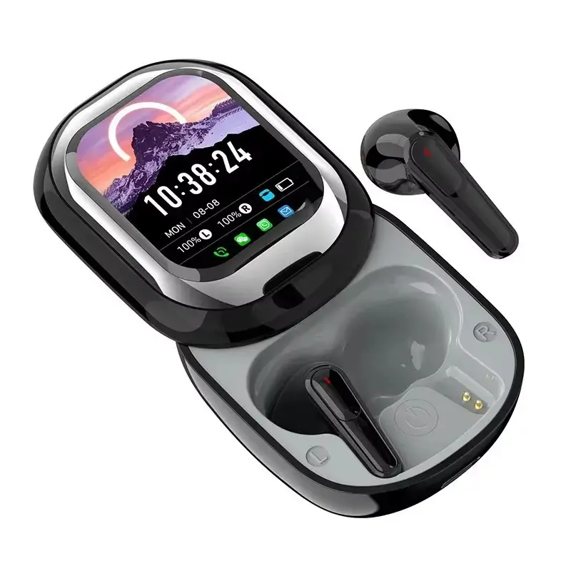 SE ONE TWS Bluetooth Wireless Earphones ANC Noise Reduction HD Mic Call Gamer Headsets Smart LED Touch Screen Control Earbuds