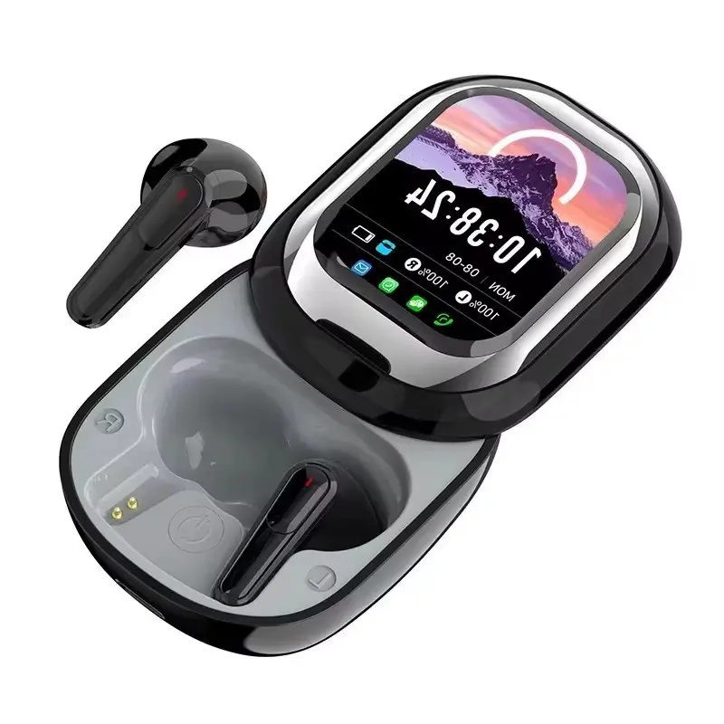 SE ONE TWS Bluetooth Wireless Earphones ANC Noise Reduction HD Mic Call Gamer Headsets Smart LED Touch Screen Control Earbuds