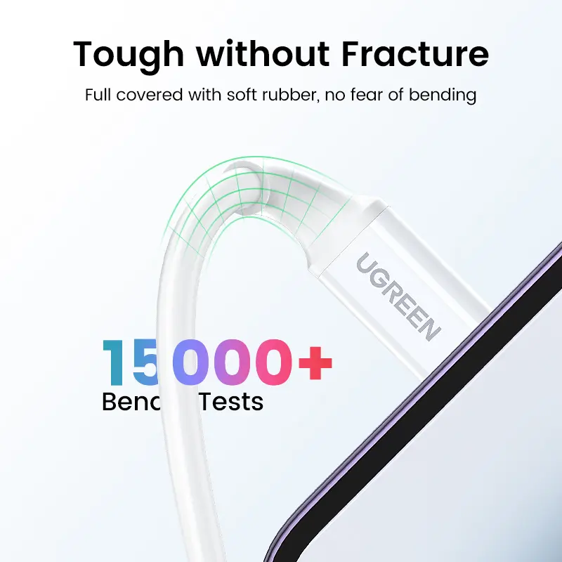 UGREEN MFi 20W PD USB Type C to Lightning Cable for iPhone 14 13 12 Pro Max Fast Charging for iPad Mini Phone Type C Cables