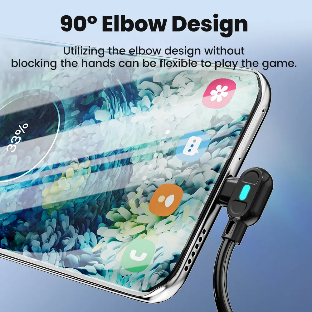 Olaf 60W Spring Telescopic USB C To Type C Fast Charging Cable For iPhone 15 16 Samsung Xiaomi 90° Elbow USB Type C Cable Wire